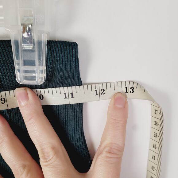 New X By Gottex Womens Premium Brushed Green Slimming Full Length Leggings - Picture 7 of 11